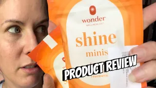 PRODUCT REVIEW WONDER SHINE MINIS SATIVA TANGERINE turmeric mints