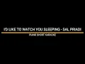 Download Lagu I'D LIKE TO WATCH YOU SLEEPING - SAL PRIADI (PIANO SHORT KARAOKE)