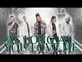 Lagu Backstreet Boys – As Long As You Love Me (Shrimpfield COVER)