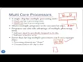 Multi core processors