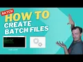 Intro To Batch Files How to Create and Run Hello World