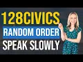 USCIS 128 Civics Questions and answers RANDOM Order v5 2025 version Civics Test US Citizenship