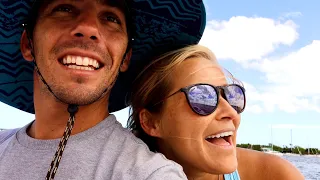 BACK to BOAT LIFE! The Florida Loop on a 28′ Trimaran Sailboat!