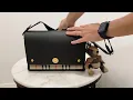 Burberry Vintage Check and Leather Note Bag What fits in the bag WIMB