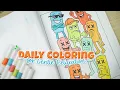 Joyful Coloring Escape Cartoon Expressions to Relax
