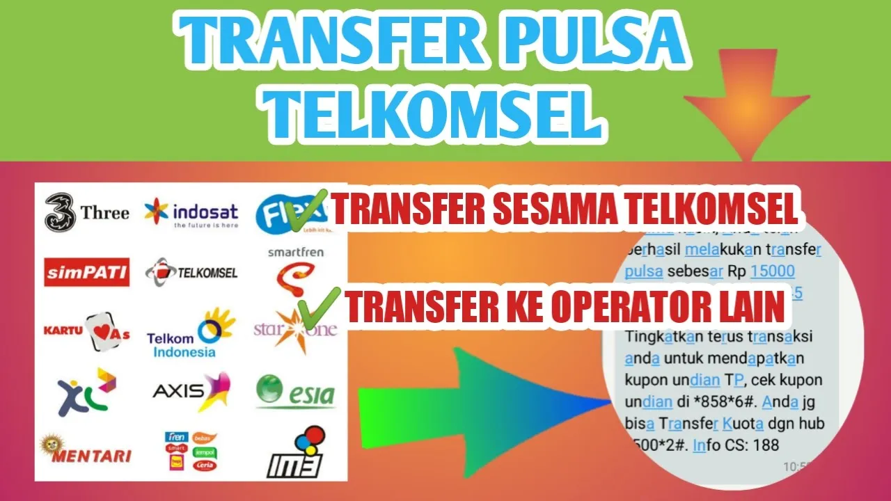 cara berbagi pulsa XL ke Telkomsel