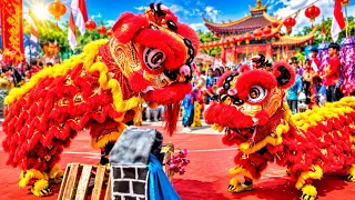 Atraksi Barongsai Lion Dance, múa lân 舞獅 cny