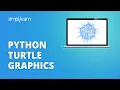 Python Turtle Graphics Python Turtle COVID VIRUS Simulation Simplilearn