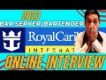 Common interview questions for bar server and Bartender position Online interview skype