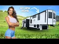 I Moved Into a 400 Sq Ft Luxury Trailer Here s the Truth About FULL TIME Trailer Living