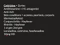 Cetirizine Part 3
