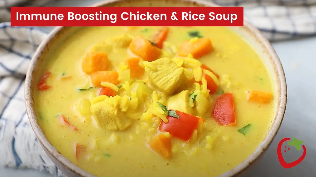 Easy & Delicious Immune Boosting Chicken and Rice Soup