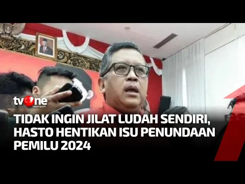 Sekjen DPP PDIP Hasto Meminta Wacana Penundaan Pemilu 2024 Dihentikan