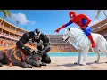 Lagu 🐺🕷️SPIDERMAN Wins The Magic Legendary Wolf Racing Championship - Epic Racing Challenge