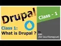 Class 01 What is Drupal or introduction or history