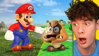 Mario Odyssey, but everything I touch turns REALISTIC