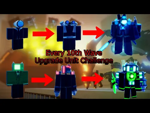 Download MP3 Every 5th Wave Upgrade Unit Challenge - Roblox SBSD