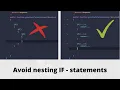 Here is why you should always avoid nested IF statements