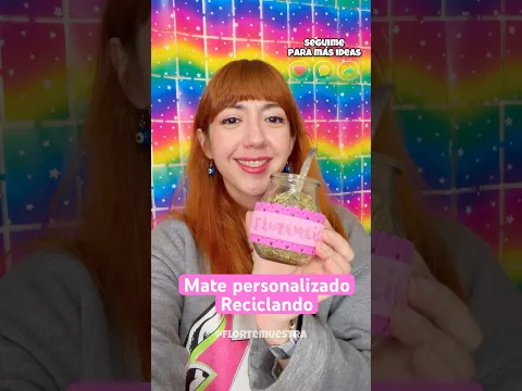 Haz tu propio mate personalizado reciclando 🧉♻️ ¿qué le escribirías?🤔 #matecasero #reciclaje