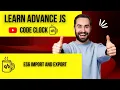 12 1 ES6 import and export in Javascript