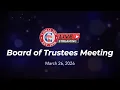 Comal ISD Board of Trustees Meeting - March 26 2026