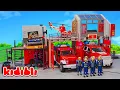 Download Lagu Toy Fire Truck Rescue Mission 🚒 Firefighters Save the Day at Fire Station 🔥 Toys for Kids | Kidibli