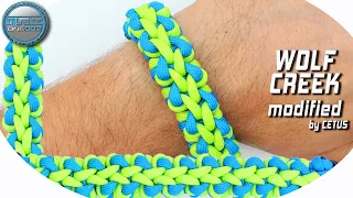 DIY Paracord Bracelet Wolf Creek modified by Cetus World of Paracord How to make paracord bracelet