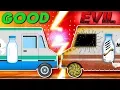 Milk Van Good Vs Evil Car Cartoon s For Babies by Kids Channel