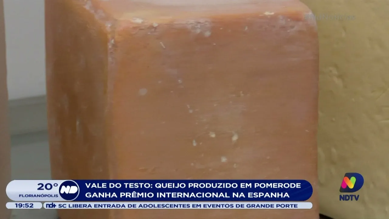 Vale do Testo: queijo produzido em Pomerode ganha prêmio internacional na Espanha