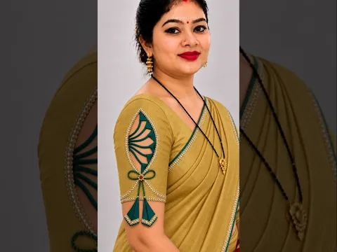 New trending sleeve design l sundar baju ki design l blouse sleeve design #shorts