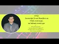 Javascript Event Handlers onClick event type onSubmit event type Part-2