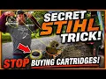 STIHL FSA 57 String Trimmer Line Reload Trick No More Cartridges