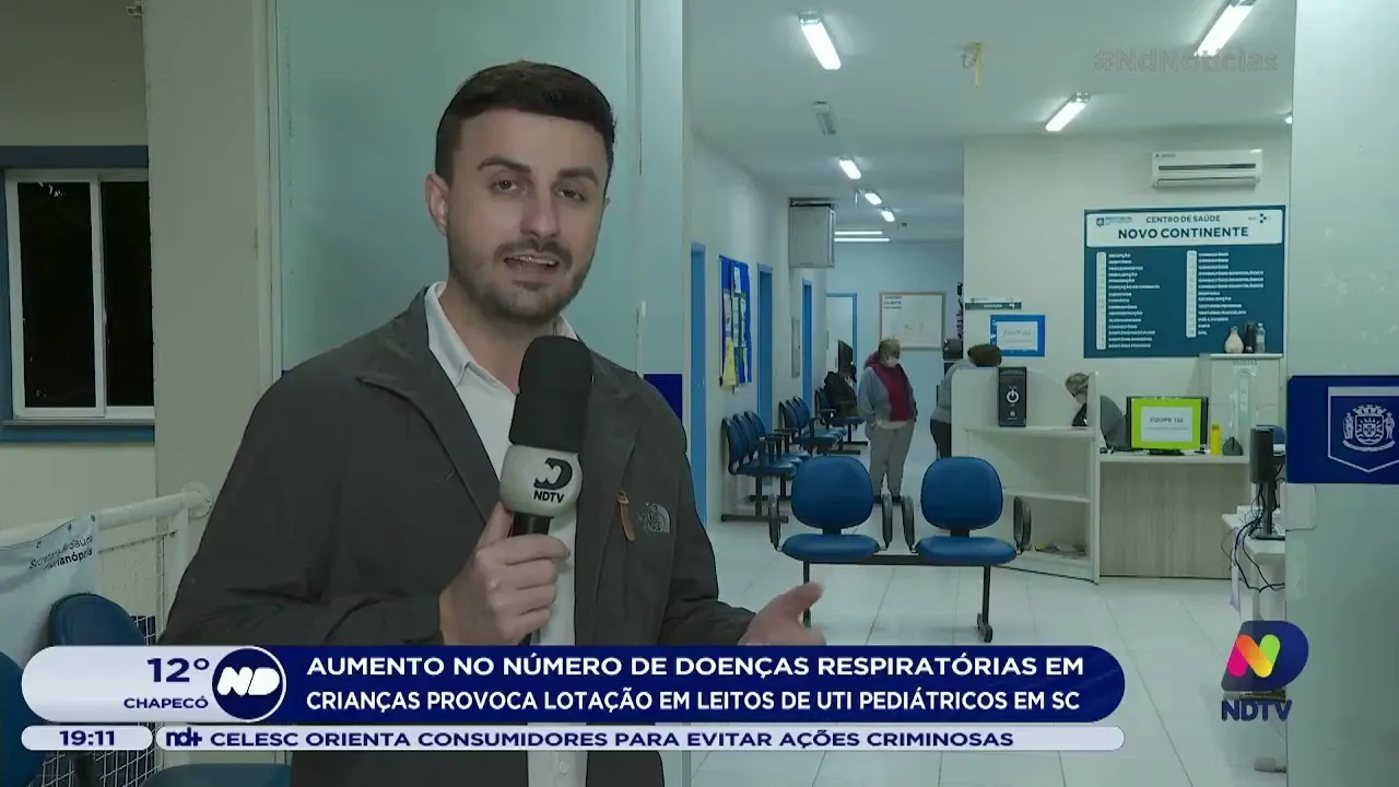 Aumento de doenças respiratórias causa superlotação em UTI pediátrica de SC