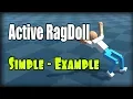 Active-RagDoll in Unity Unity3D Simple Example