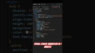 Create a Hypnotic Spiral Loading Animation with CSS