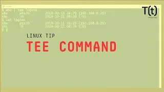 How to use the tee command 2-Minute Linux Tips