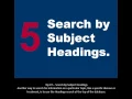 10 Tips for Searching Health Databases