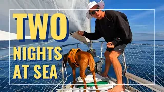 E43 Sailing ALONE in the Mediterranean, 216 miles at sea