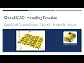 OpenSCAD 027 - Tutorial Chapter7 Part3