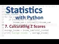 Z Scores using Python