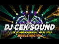 Lagu DJ CEK SOUND TERBARU 2025 FULL BASS HOREG ANDALAN BREWOG AUDIO