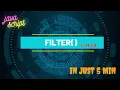 Java Script Array Filter in