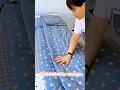 Quilt folded for storage