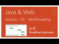 Multithreading in Java To Create a Thread Group in Java Constructors of ThreadGroup Class