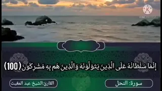 تلاوة عطرة لشيخ عبد المغيث سورة النحل 