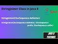 12 0 StringJoiner class in JAVA 8 How to Use the StringJoiner with examples