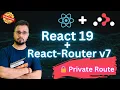 React Router Tutorial in Hindi - Private Routes useNavigation