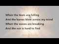 Wash over me - David Ruis (Lyrics)