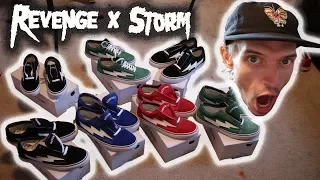 REVENGE X STORM SHOE REVIEW IN HAND ALL COLORS IAN CONNOR VANS