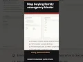 Family Emergency Binder Printable Househol
